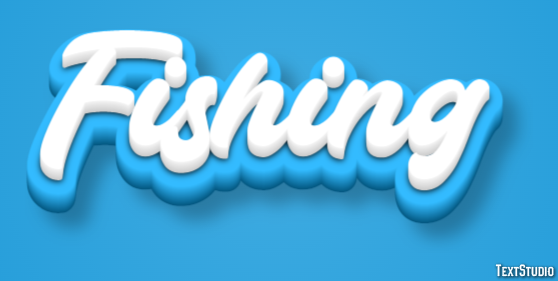 Fishing Effet de texte