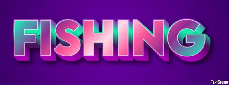 Fishing Text Effect