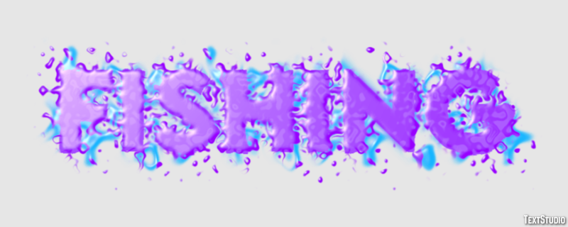 Fishing Text Effect