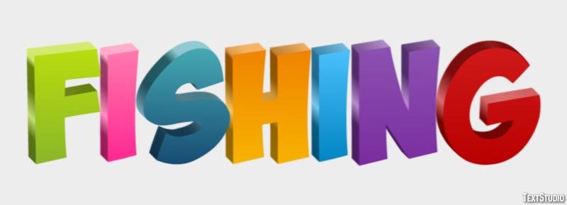 Fishing Text Effect