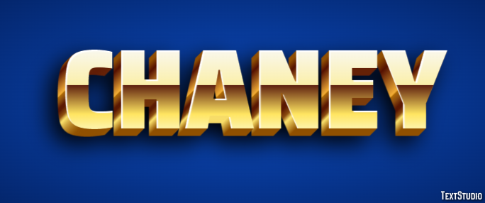 Chaney Text Effect