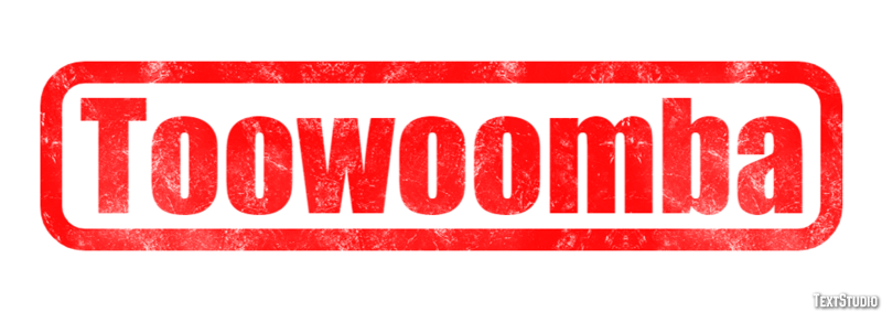 Toowoomba Efecto de Texto
