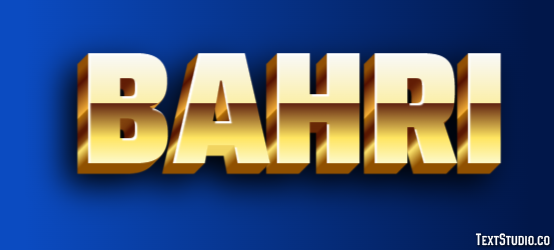 Bahri Efekt tekstowy