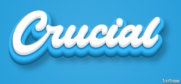 Crucial Text Effect