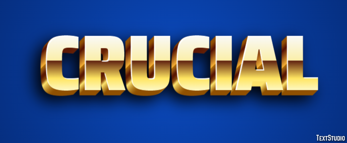 Crucial テキスト効果