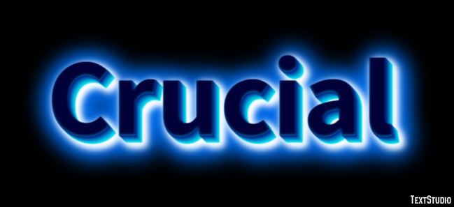 Crucial Text Effect