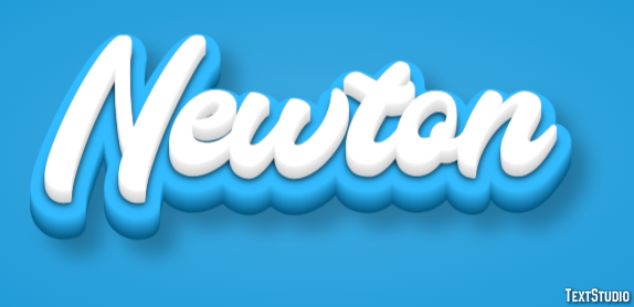 Newton Efekt tekstowy