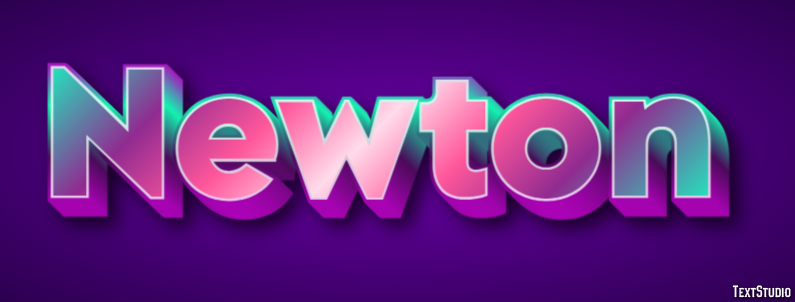Newton Efekt tekstowy