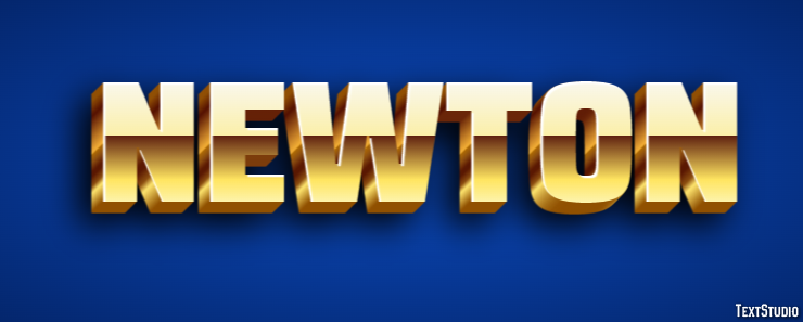 Newton Efekt tekstowy
