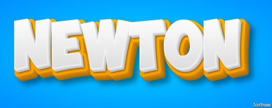 Newton Efekt tekstowy