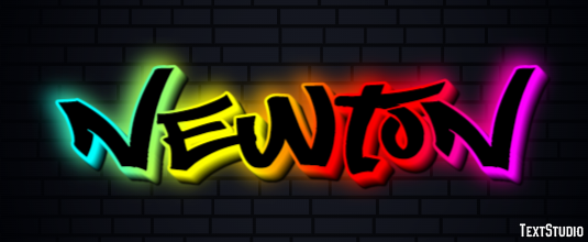 Newton Efekt tekstowy