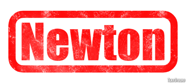 Newton Efekt tekstowy