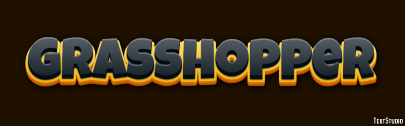 Grasshopper Text Effect