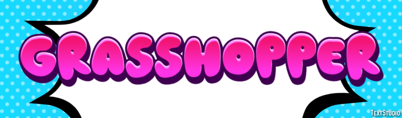 Grasshopper Efecto de texto