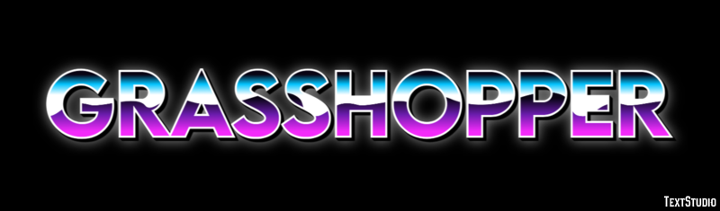 Grasshopper Efecto de texto