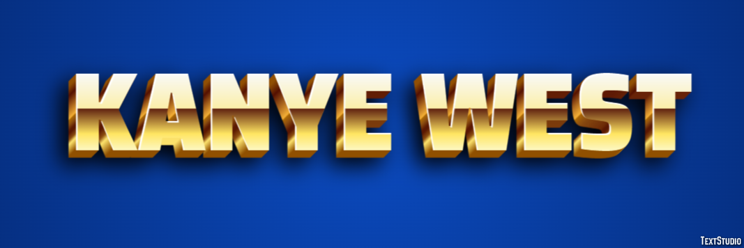 Kanye West Text Effect