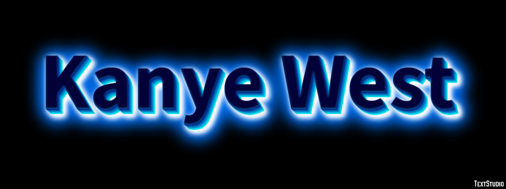 Kanye West Text Effect