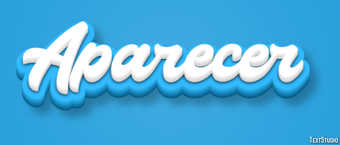 Aparecer Texteffekt