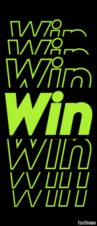Win テキスト効果