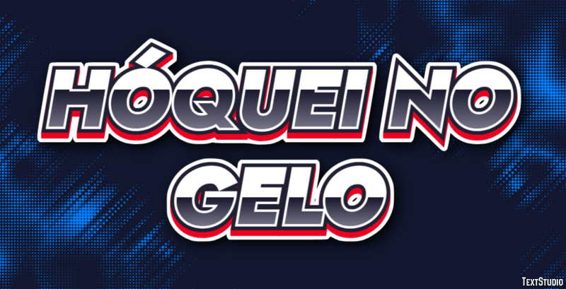 Hóquei no gelo Text Effect