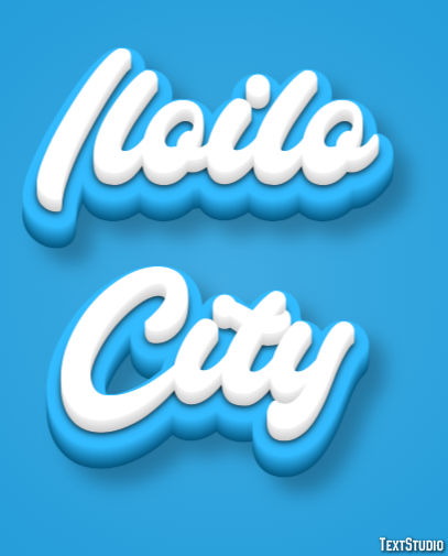 Iloilo City Effetto testo