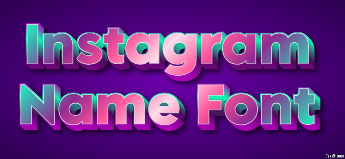 Instagram Name Font Text Effect