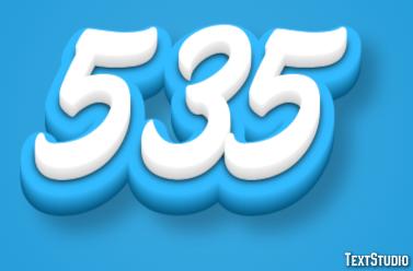 535 Text Effect