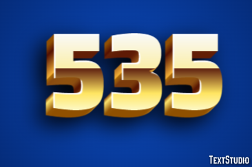 535 Text Effect