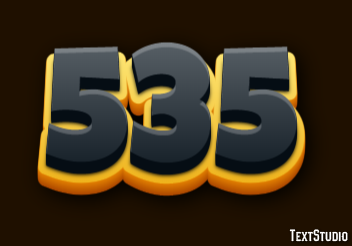 535 Text Effect