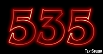 535 Text Effect