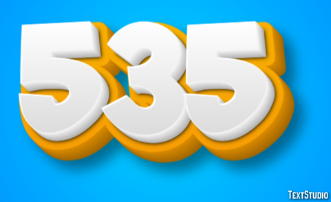 535 Text Effect