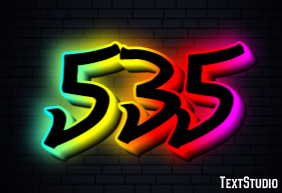535 Text Effect