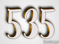 535 Text Effect