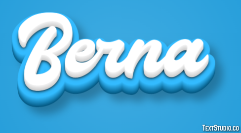 Berna Efeito de texto