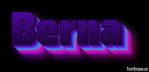 Berna Efeito de texto
