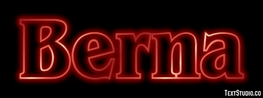 Berna Efeito de texto