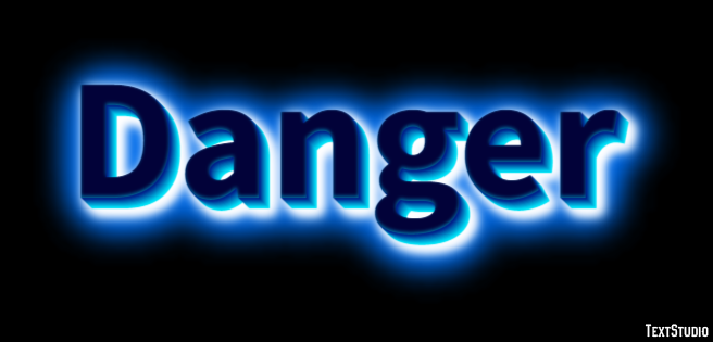 Danger Text Effect