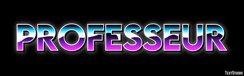 Professeur Effet de Texte