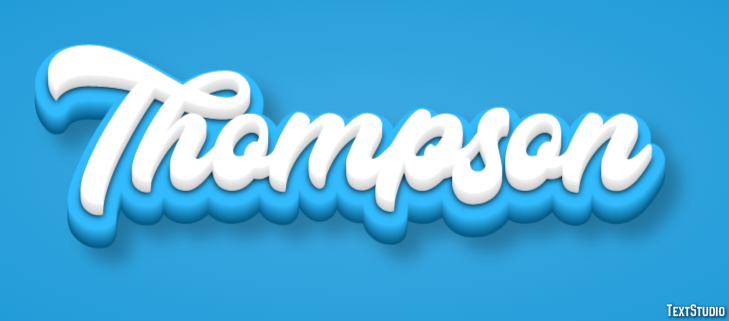 Thompson Text Effect