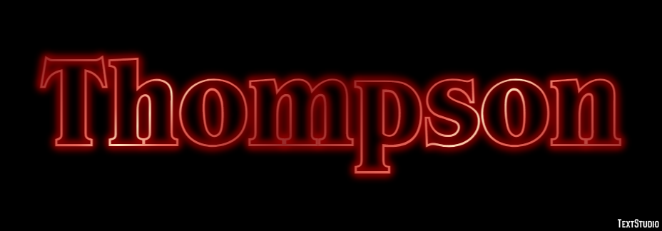 Thompson Text Effect