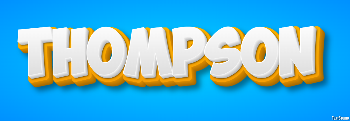 Thompson Text Effect