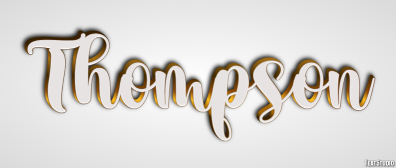 Thompson Text Effect
