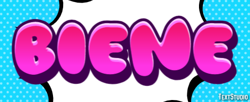 Biene Texteffekt
