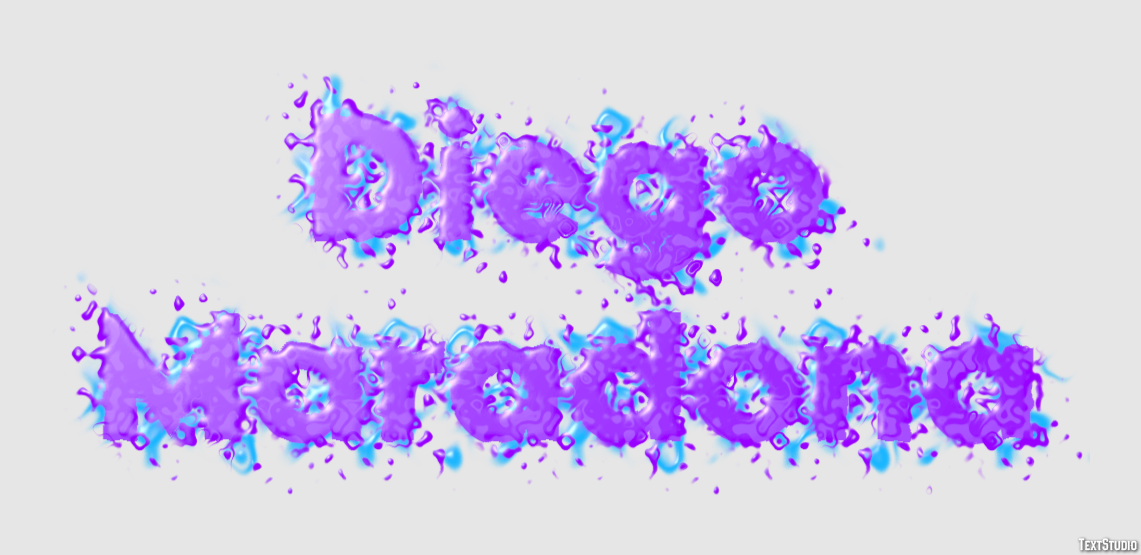 Diego Maradona Text effect