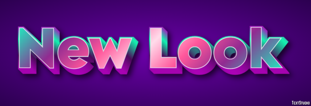 New Look Tekst Effect