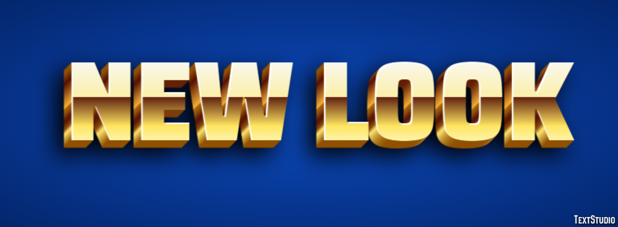 New Look Tekst effect