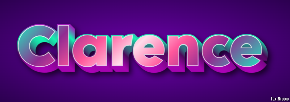 Clarence Text Effect