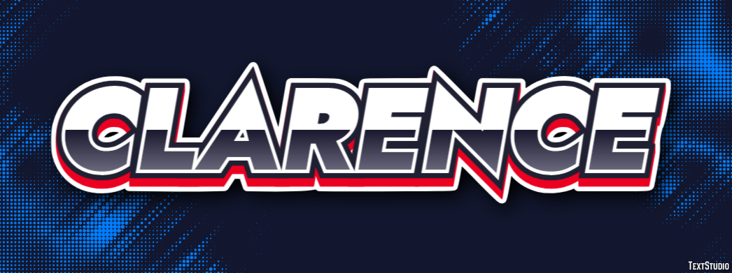 Clarence Text Effect