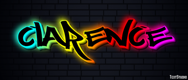 Clarence Text Effect