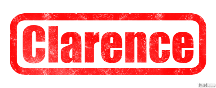 Clarence Text effect
